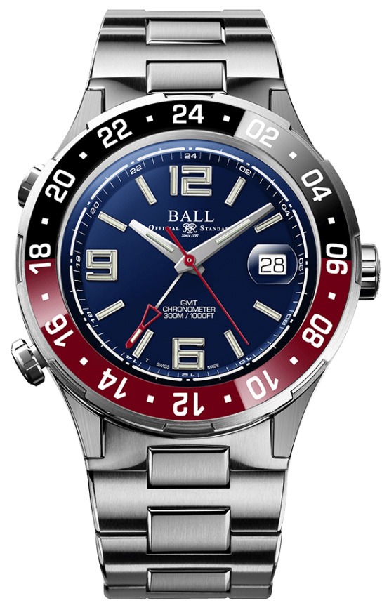 Zegarek Ball DG3038A-S1C-BE Roadmaster Pilot GMT (40mm)