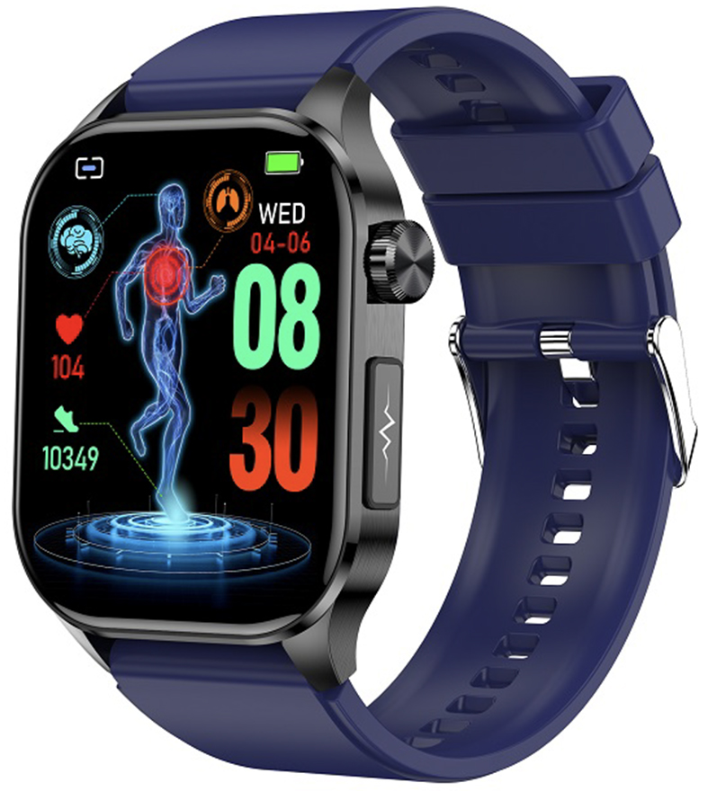 Hagen HB30.14.5317 Smartwatch HB30 Czarny na Niebieskim Pasku