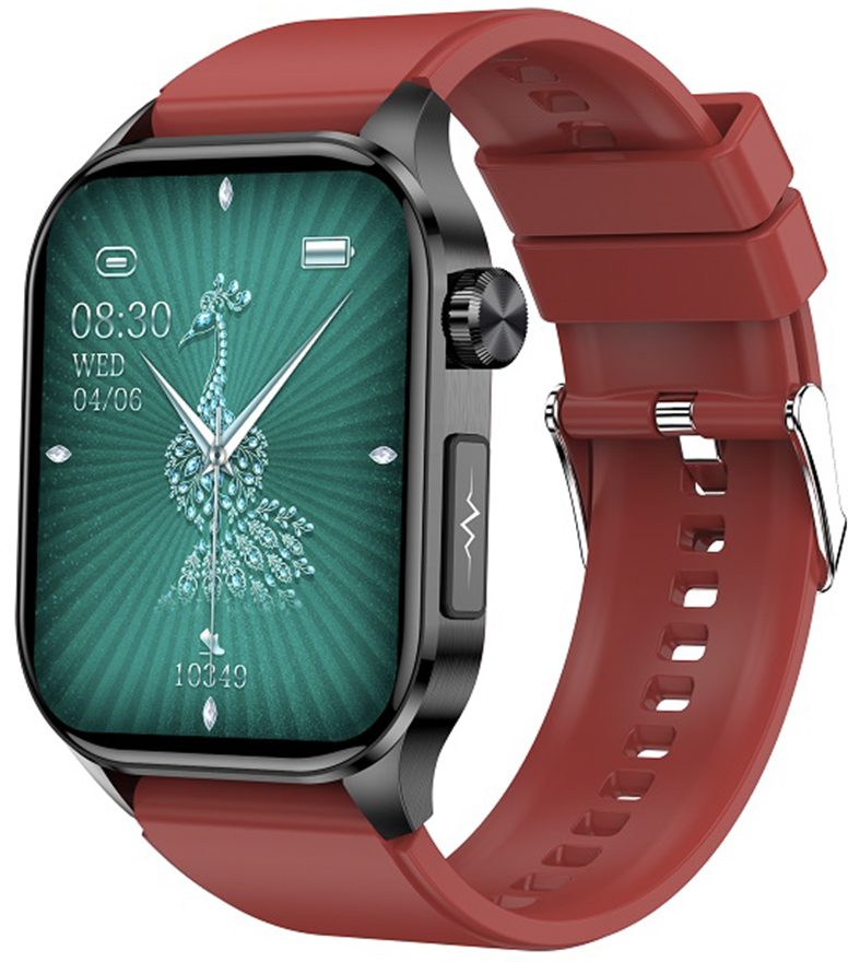 Hagen HB30.14.535 Smartwatch HB30 Czarny na Czerwonym Pasku
