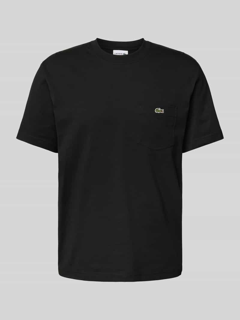 T-shirt z kieszenią na piersi