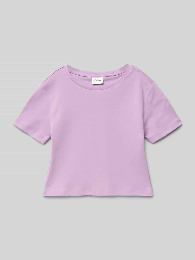 T-shirt o kroju Slim Fit z czystej bawełny