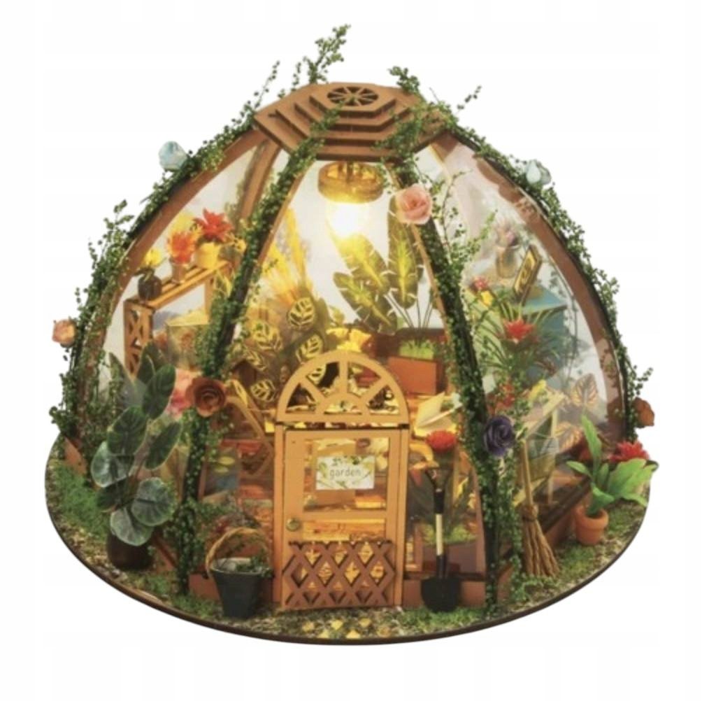 Puzzle 3d 4D przestrzenne dziecko Drewniany Domek Praca ręczna dziecko