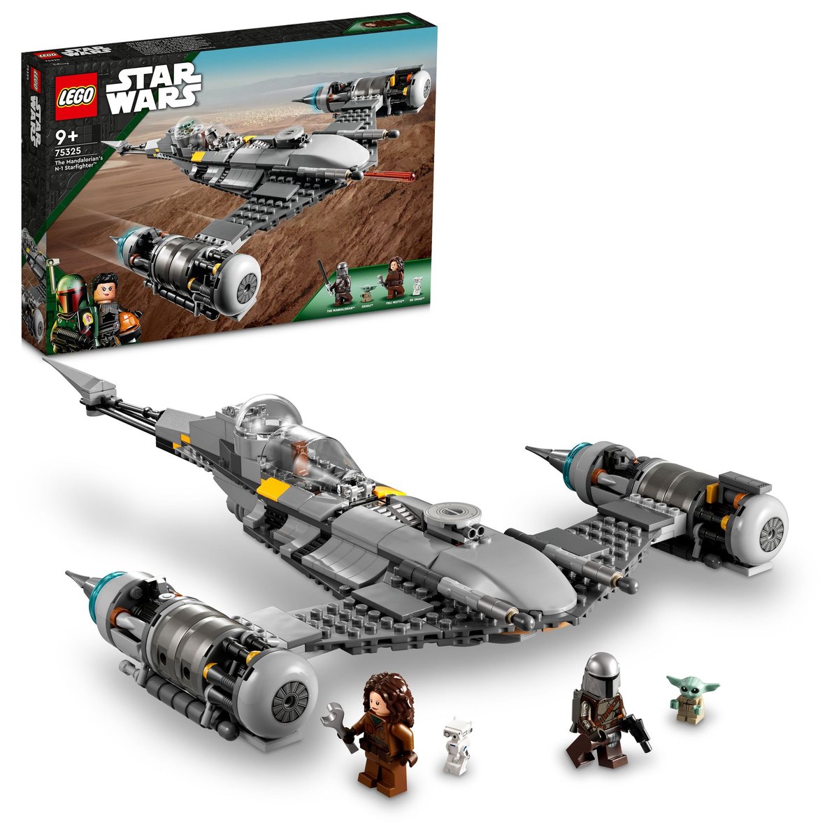 LEGO STAR WARS - Gwiezdne Wojny N-1 Starfighter Myśliwiec N1 Mandalorianina LEGO PREZENT DLA CHŁOPCA