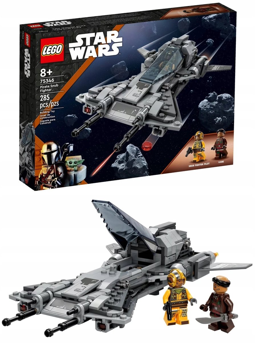 LEGO STAR WARS - Gwiezdne Wojny Statek kosmiczny Piracki myśliwiec Pirate Snub Fighter LEGO PREZENT DLA CHŁOPCA