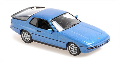 Porsche 924 1984 Blue Metallic 1:43 Minichamps
