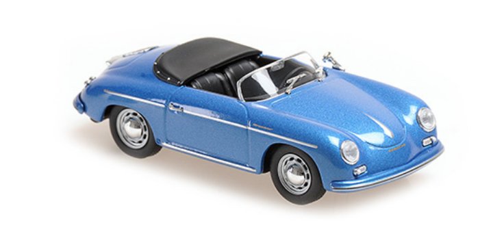 Porsche 356 A Speedster 1956 Blue Metallic 1:43 Minichamps