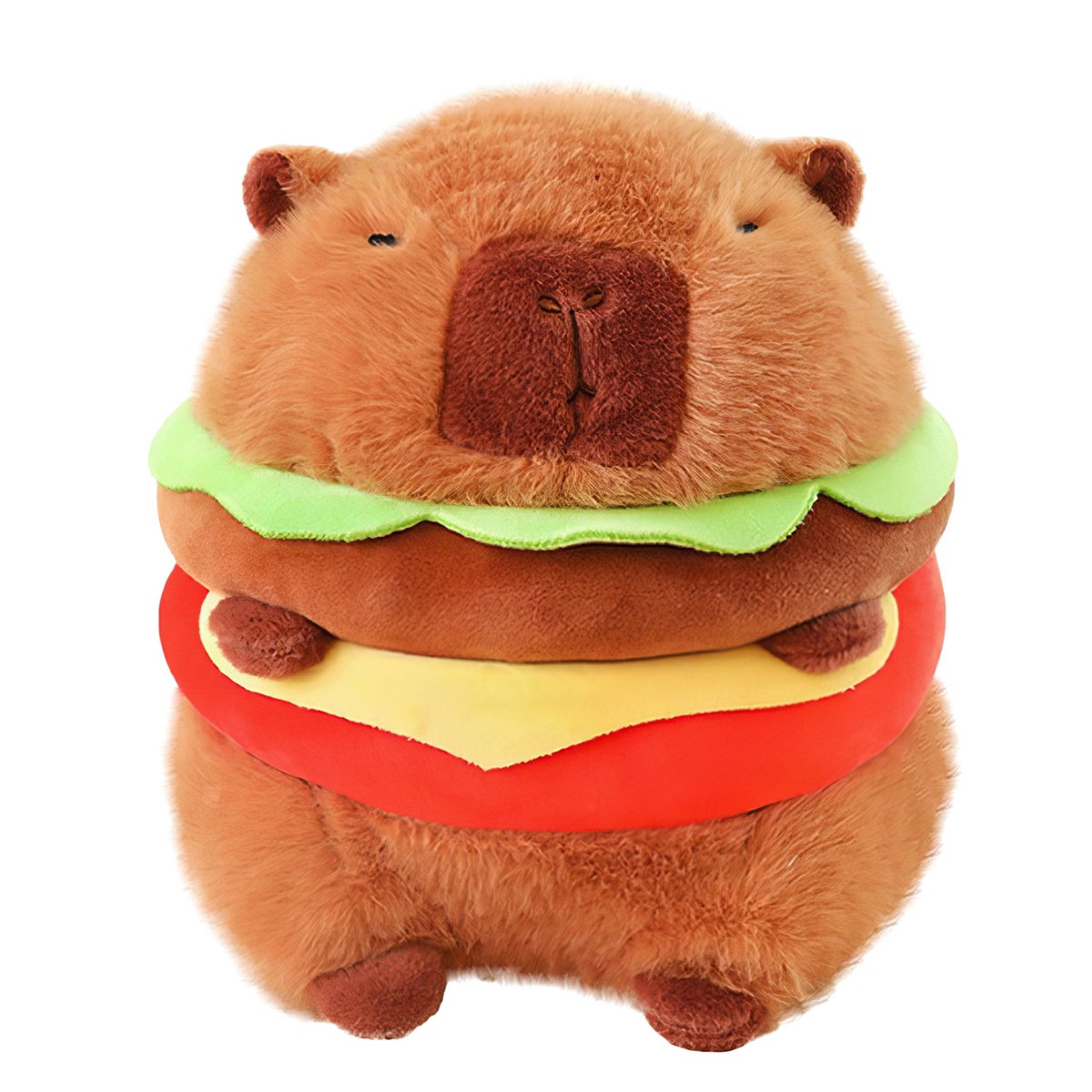 KAPIBARA pluszowa maskotka HAMBURGER 40 CM