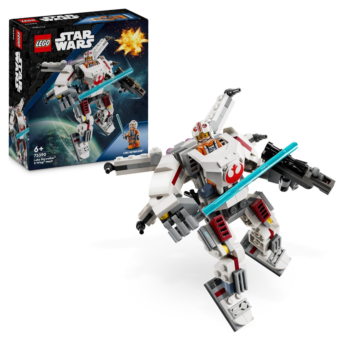 LEGO STAR WARS - Gwiezdne Wojny Robot Mech X-Wing Rycerz Jedi Luke’a Skywalkera LEGO PREZENT DLA CHŁOPCA