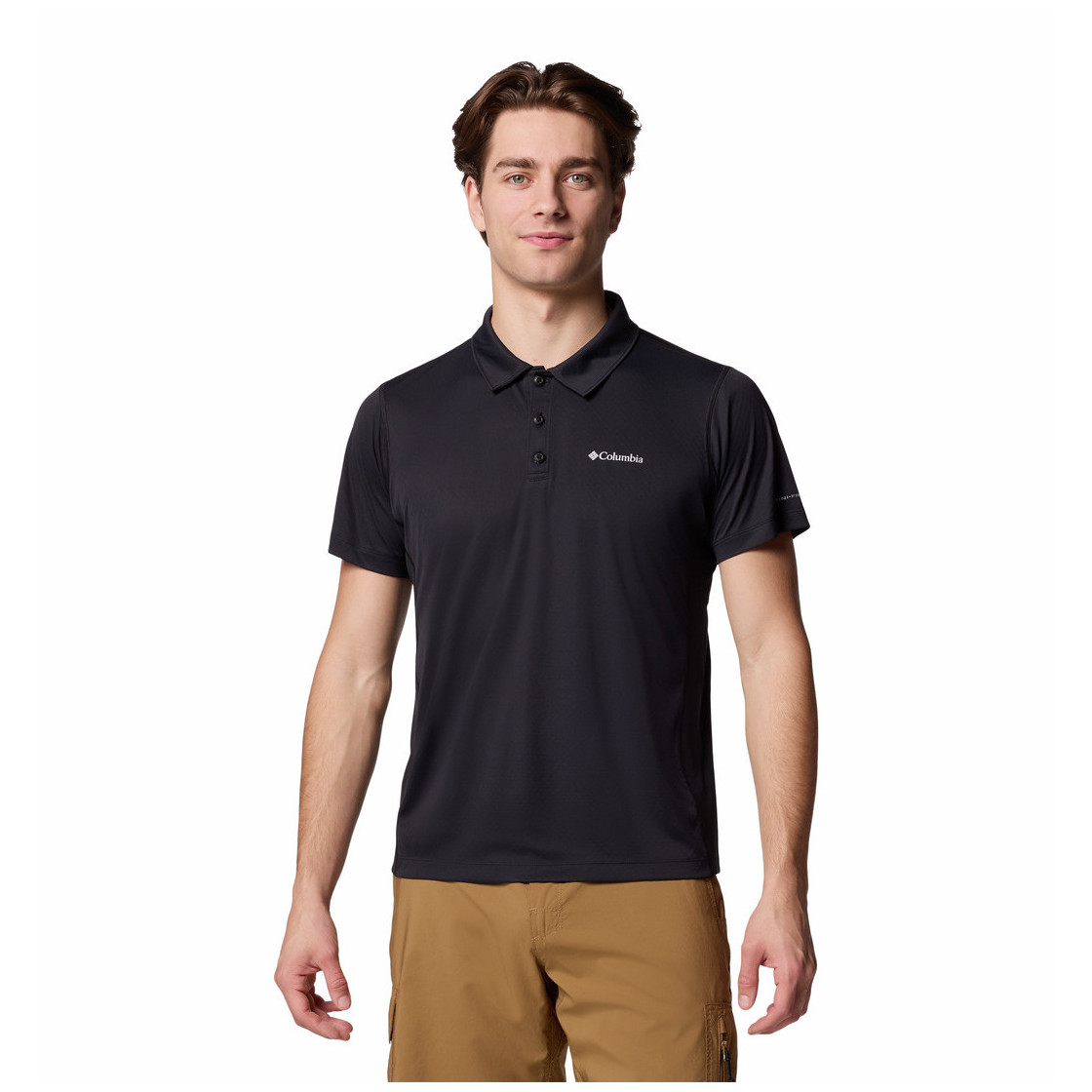 Koszulka męska Columbia Zero Rules™ Light Polo Rozmiar: L / Kolor: czarny