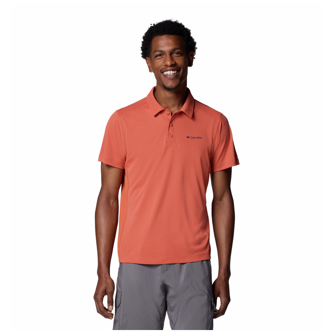 Koszulka męska Columbia Zero Rules™ Light Polo Rozmiar: M / Kolor: czerwony