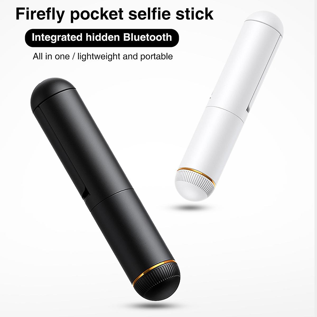 Moonhaven Mini Firefly Pocket Selfie Stick Bezprzewodowy pilot zdalnego sterowania Bluetooth Wysuwany ręczny pręt do selfie dla iPhone Xiaomi HUAWE...