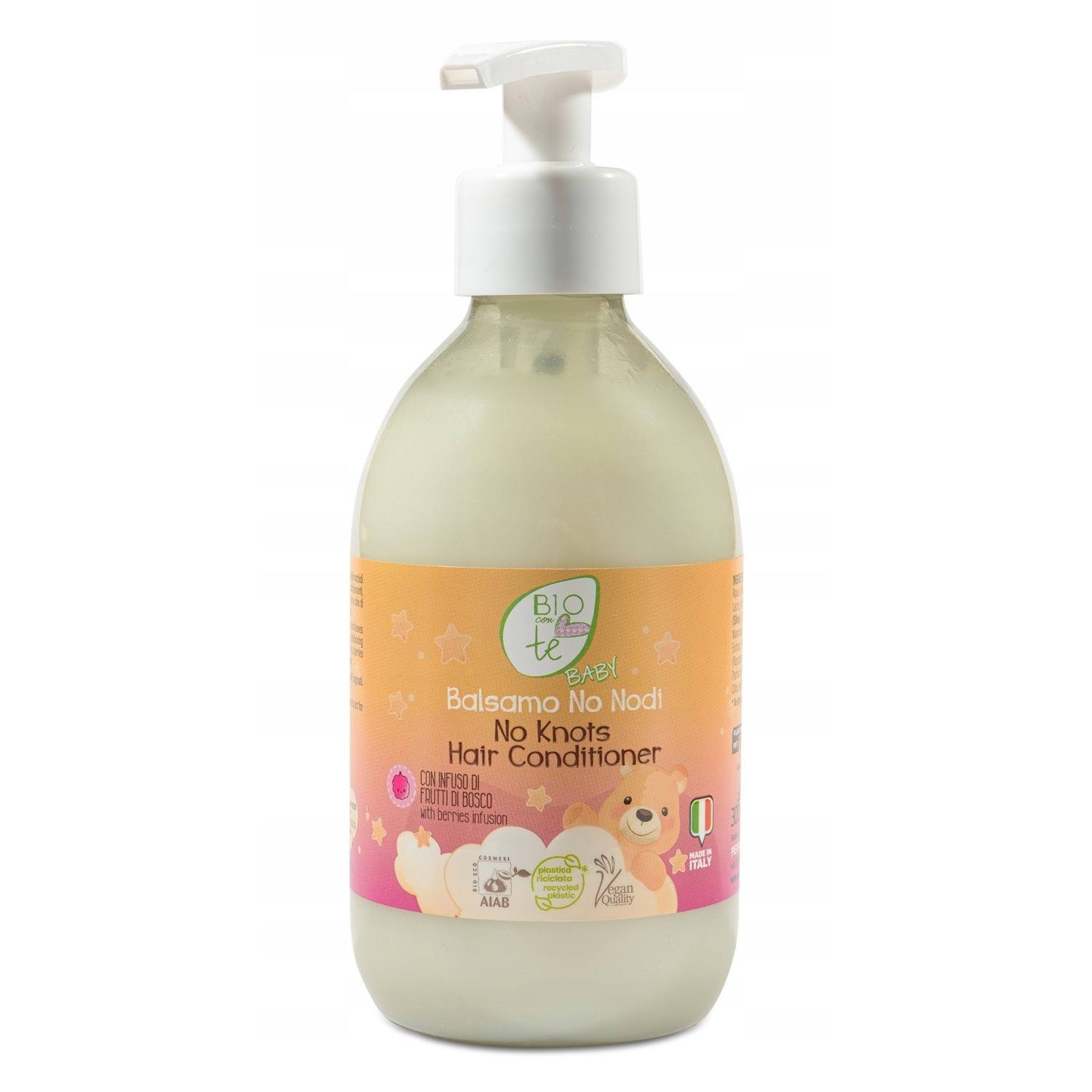 Pierpaoli Bioconte - odżywka ułatwiająca rozczesywanie włosów dla dzieci, 300 ml