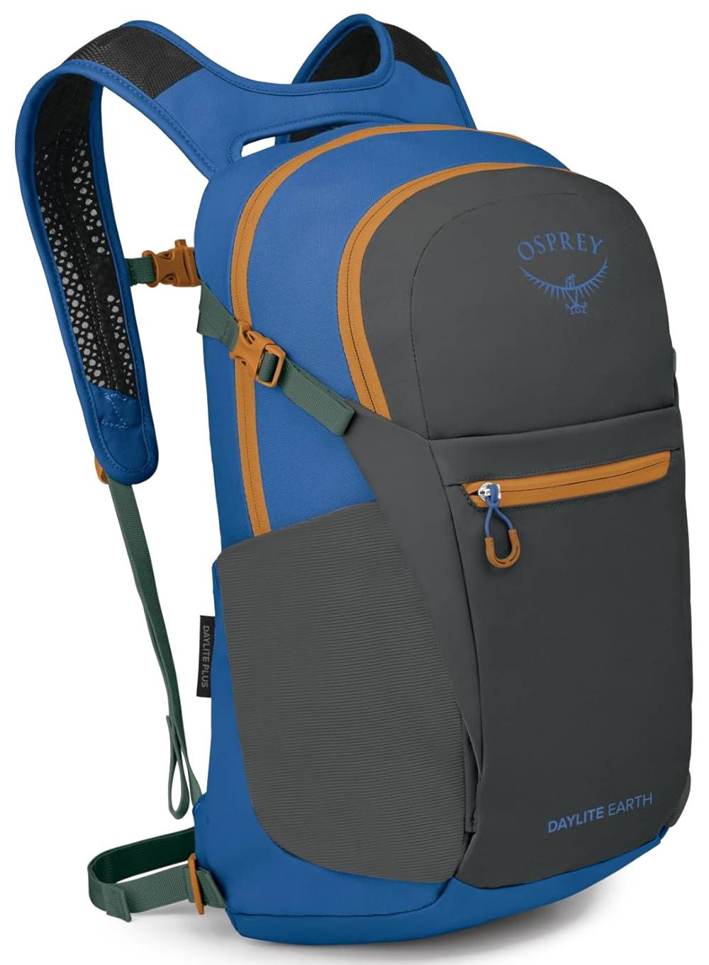 Plecak dzienny Osprey Daylite Plus Earth - dark charcoal / blue flame
