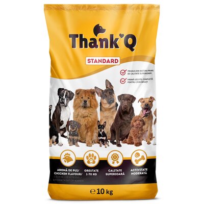 Karma dla psa THANK'Q Standard Kurczak 10 kg