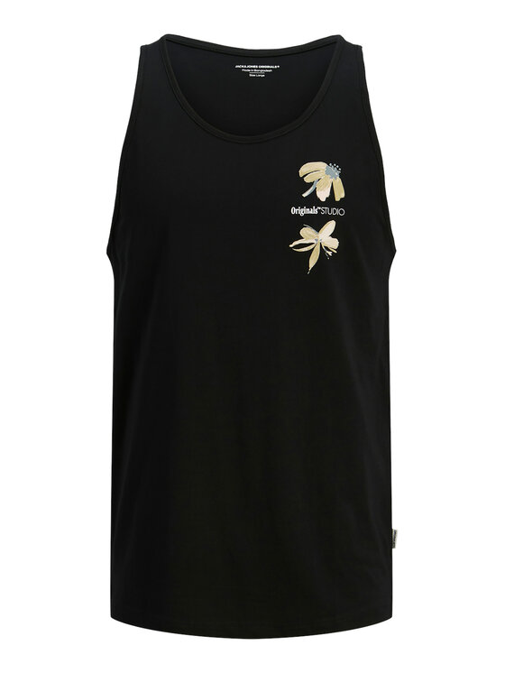 Jack&Jones Tank top Varenna 12275464 Czarny Regular Fit