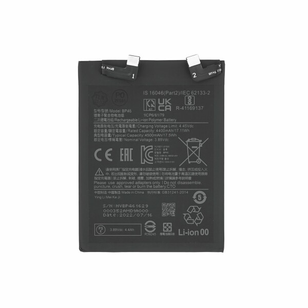 MPS Bateria do Xiaomi 12 / 12X, BP46, 4500 mAh