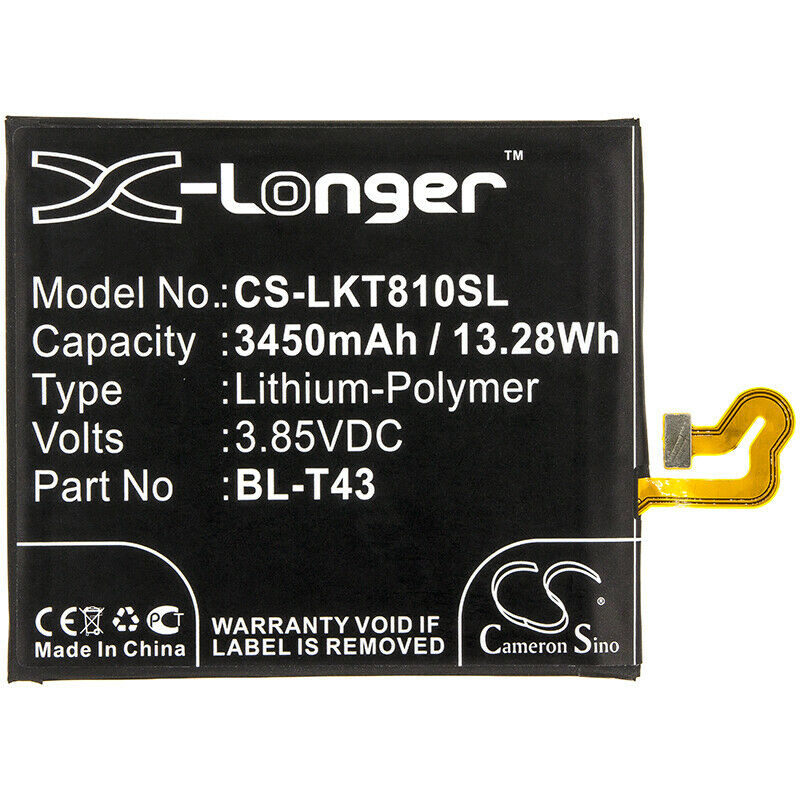 VHBW Bateria do LG G8S ThinQ / G810, 3450 mAh