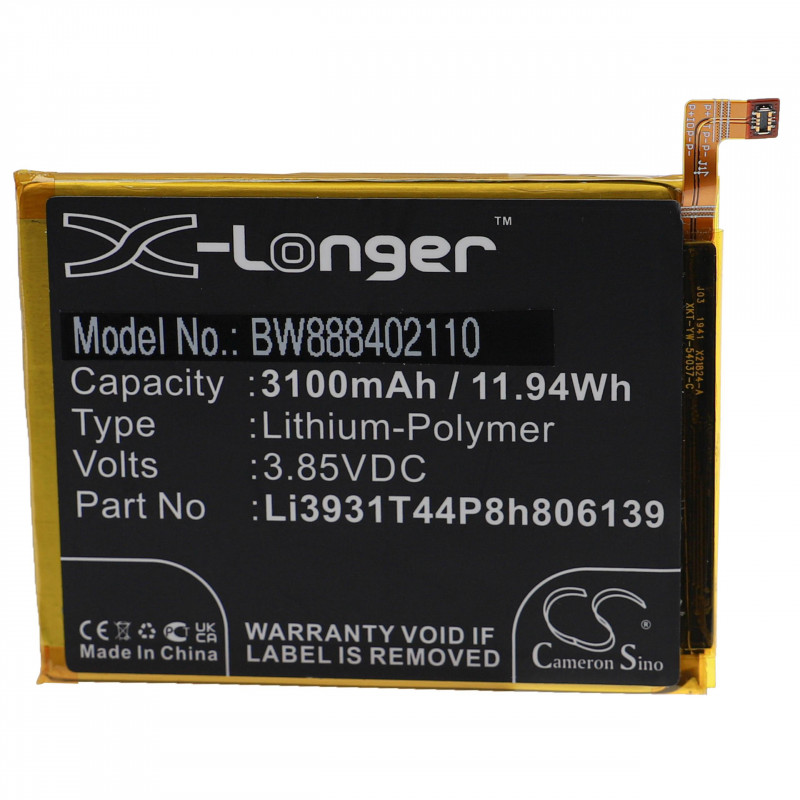 VHBW Bateria do ZTE Blade A5 (2020) / A7 Prime / Visible R2, 3100 mAh