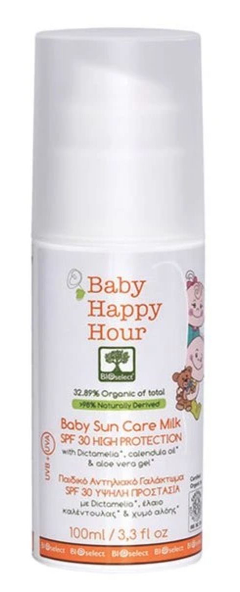 BIOselect Mleczko przeciwsłoneczne dla dzieci, SPF 30, 100 ml