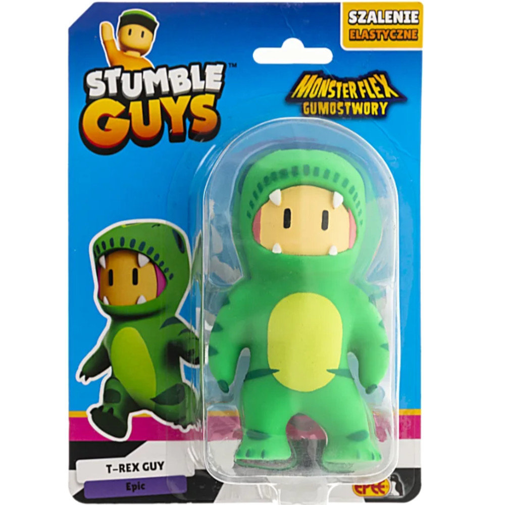STUMBLE GUYS MONSTER FLEX SERIA 2 ROZCIĄGLIWE GUMOSTWORY EPIC T-REX GUY