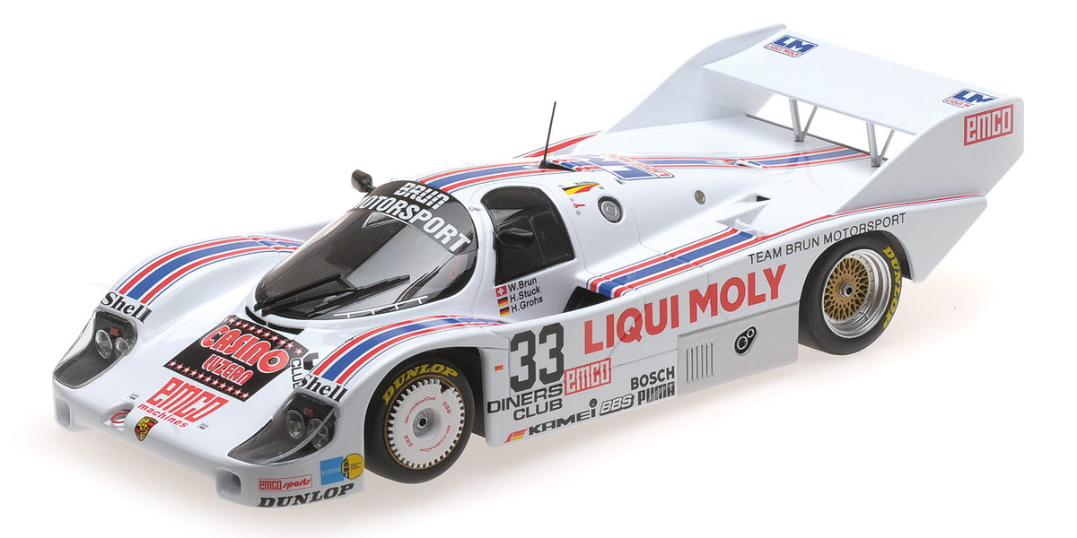 Porsche 956K Brun Motorsport #33 Stuck/Grohs/Brun 1000 Km Spa 1983