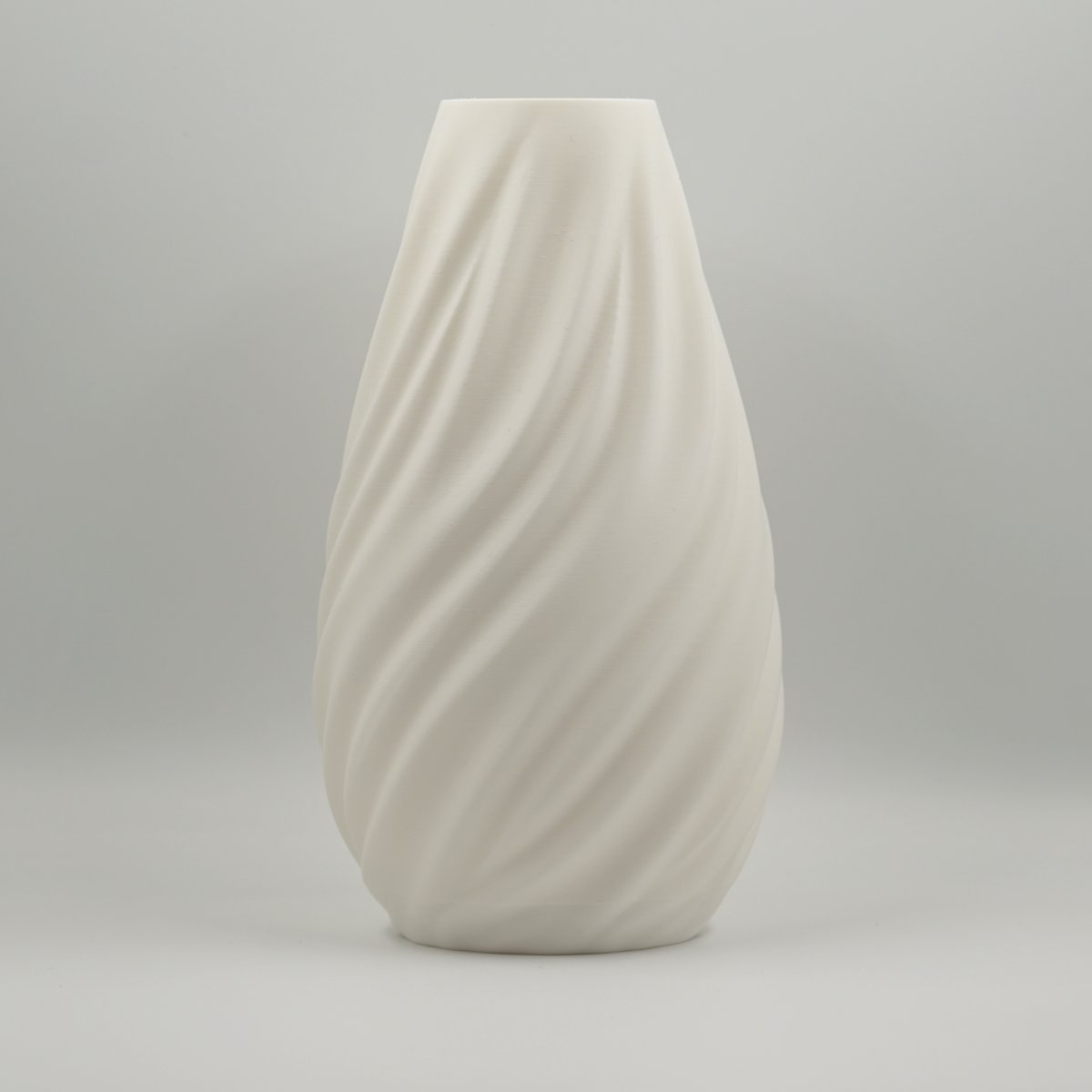 Wazon Flakon na kwiaty suszone, sztuczne lub LEGO - Biały WAVE 16,5cm