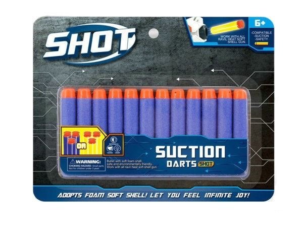 Strzałki do pistoletu/karabinu PIANKOWE 12 SZTUK