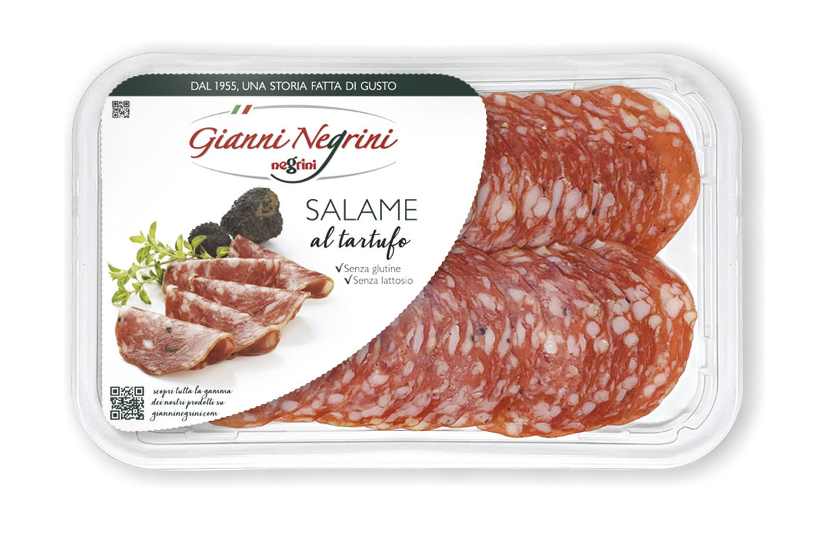 Salame al tartufo krojone plastry 80g - Gianni Negrini