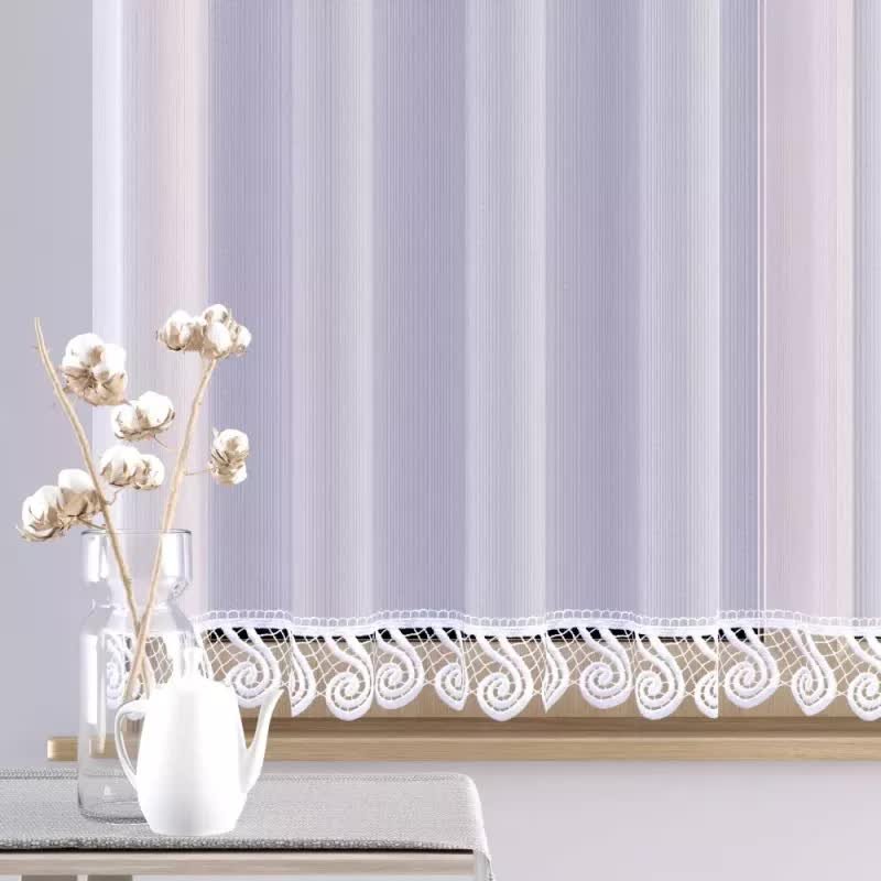 Firanka enzo gotowa z gipiurą Darla 400x170 cm biała