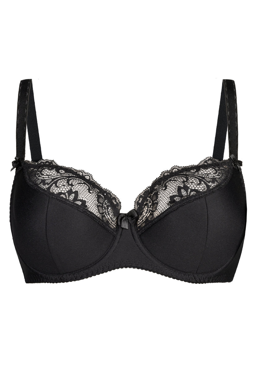 Biustonosz półusztywniany semi-soft Estel czarny, Teyli
