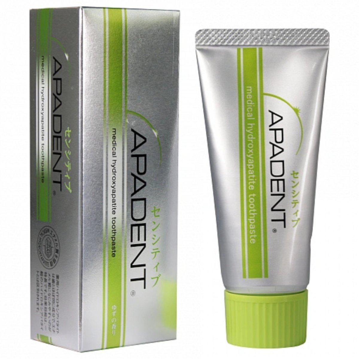 Apadent Sensitive Pasta Do Zębów Wrażliwych Z Hydroksyapatytem Bez Fluoru, , ASP360, [kolor]