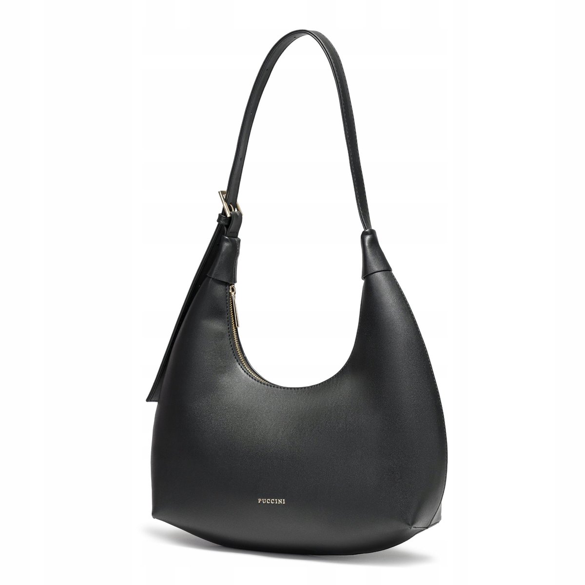 Torebka Damska Miejska Elegancka Na Ramię PUCCINI Czarna BK1251005D-1