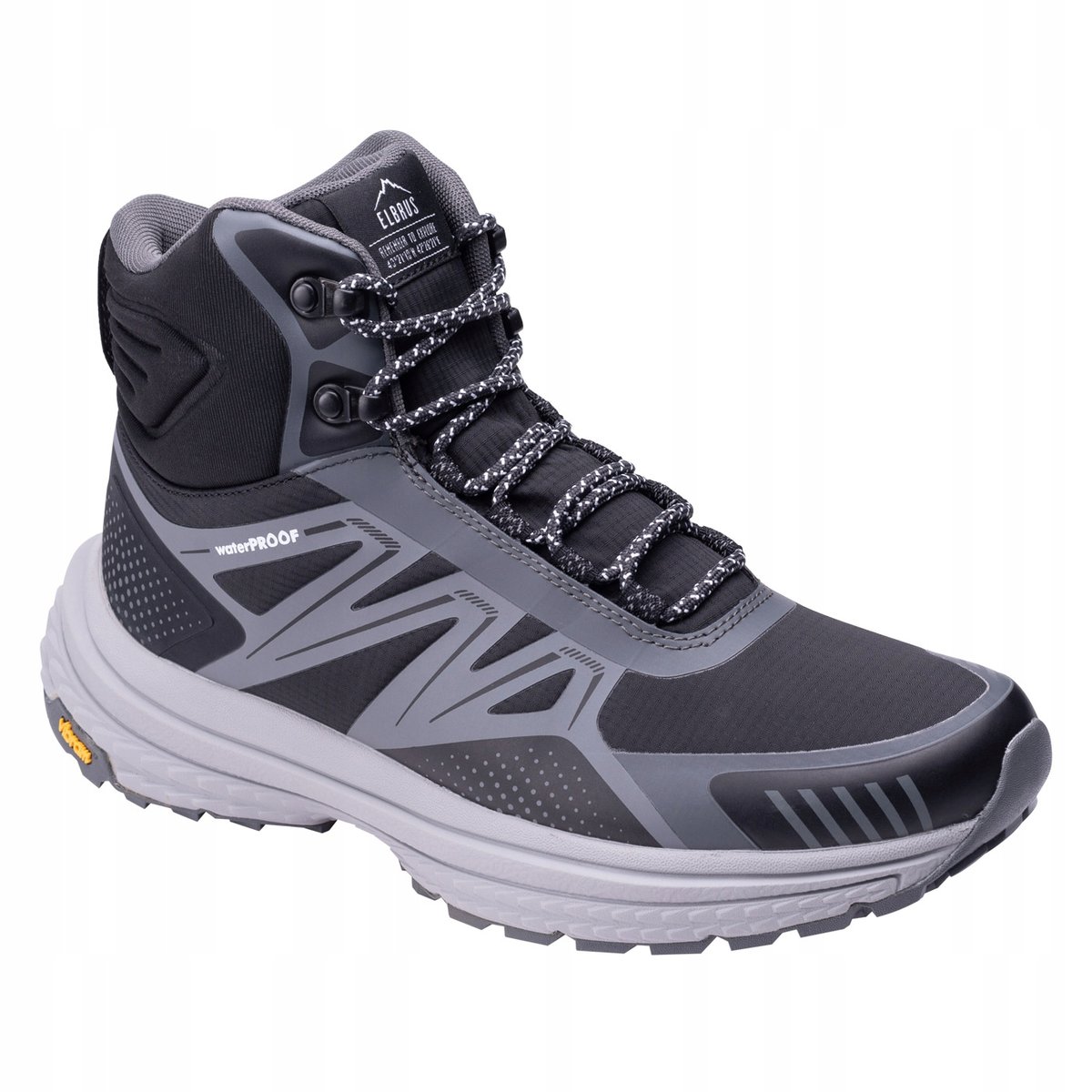Buty Turystyczne Męskie ELBRUS LAVAMI MID V - Wodoodporne i Komfortowe 45