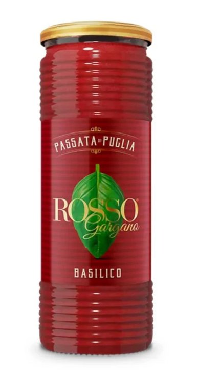 Passata pomidorowa z bazylią 690g - Rosso Gargano