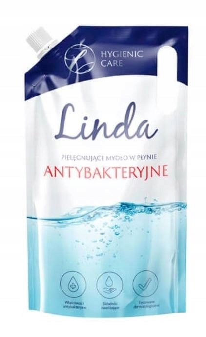 Pielęgnujące Mydło Linda Antybakteryjne 0,9l Zapas