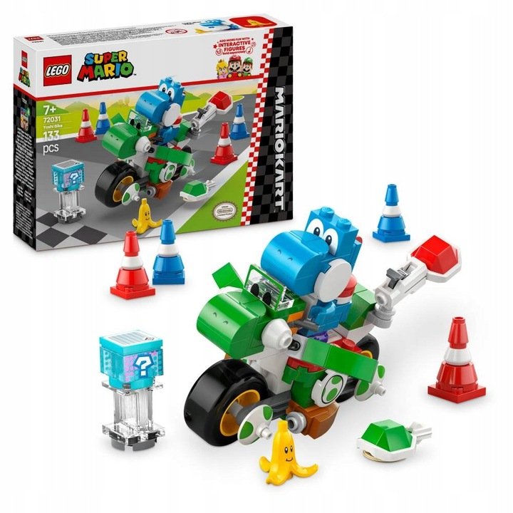 LEGO SUPER MARIO - Motocykl Mario Kart Yoshi Bike ZESTAW LEGO PREZENT DLA CHŁOPCA DZIECI