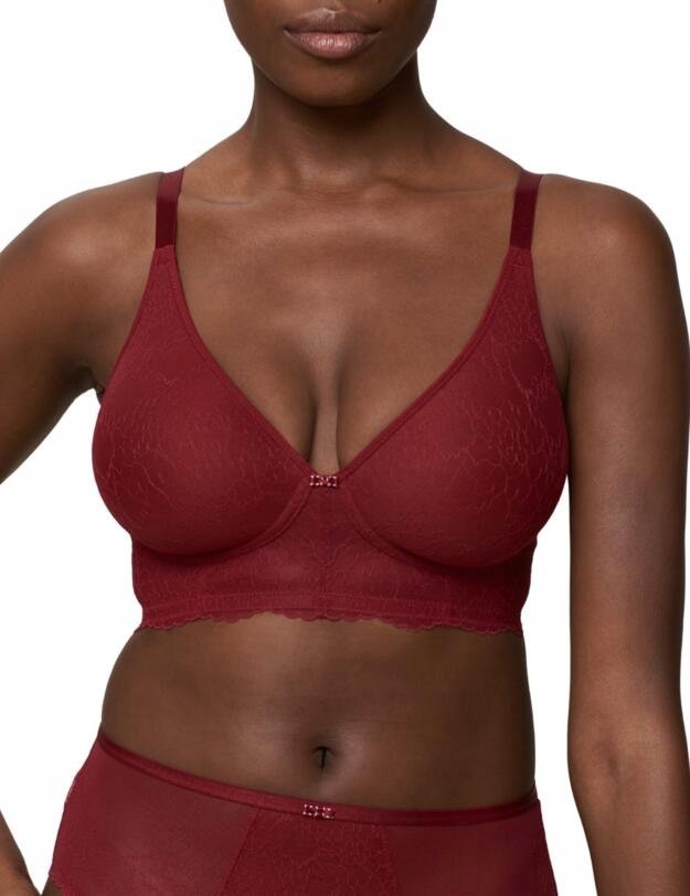 Biustonosz czerwony koronka sexy Triumph Mirage Spotlight P r. 75C