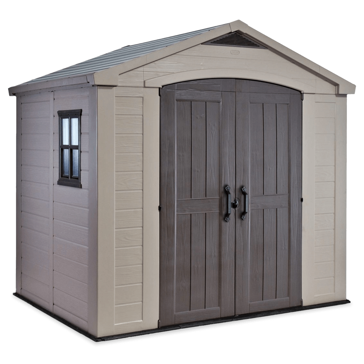 Keter Domek narzędziowy Factor, kremowy, 256,5x182x243 cm