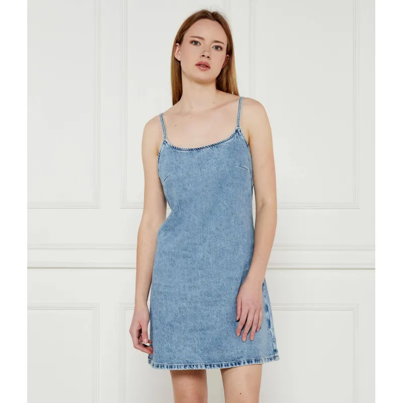 Calvin Klein Jeans Jeansowa sukienka ICONIC