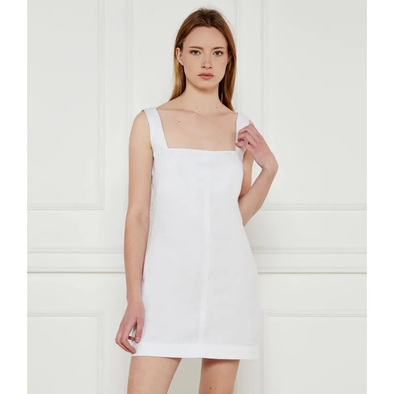 Calvin Klein Jeans Sukienka | z dodatkiem lnu