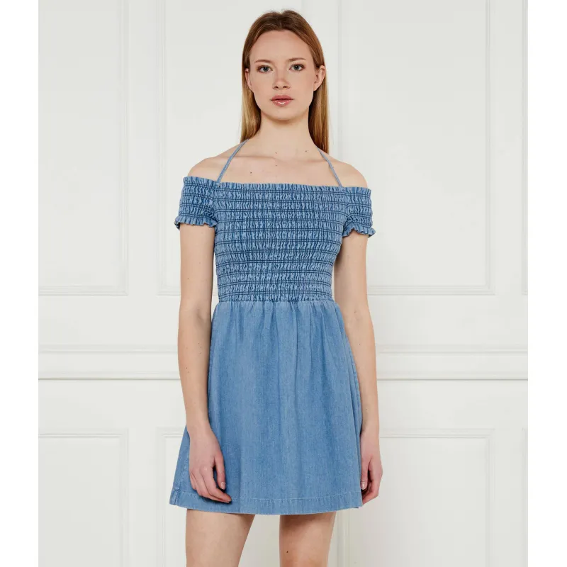 Tommy Jeans Jeansowa sukienka CHAMBRAY
