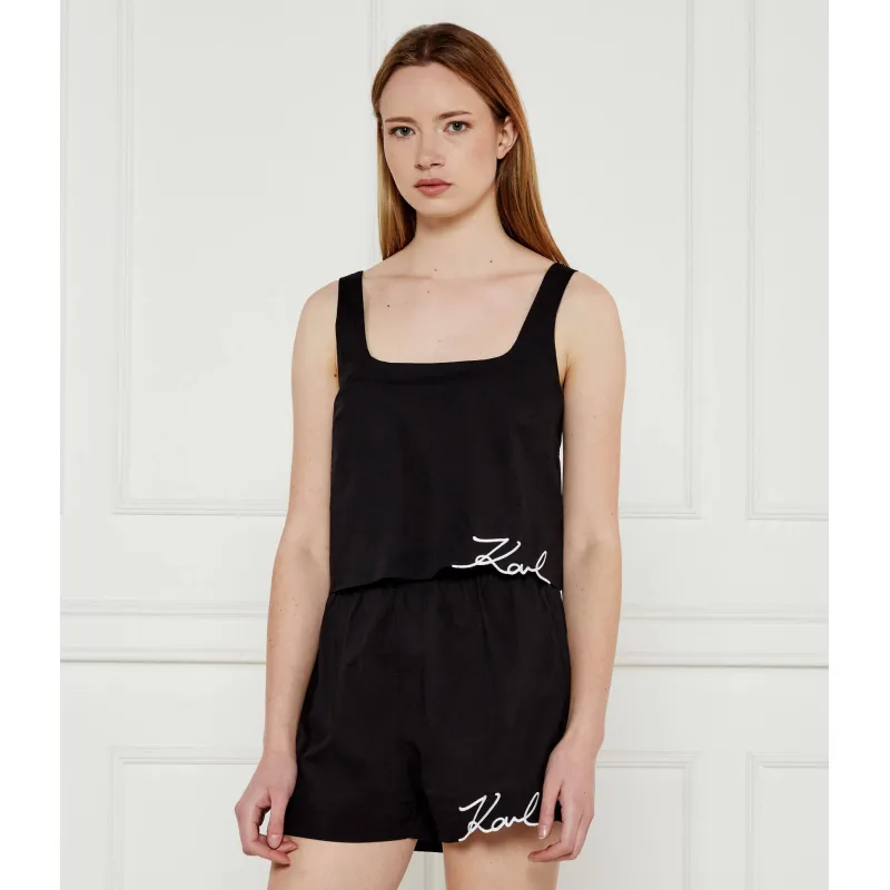 Karl Lagerfeld Jeans Top Cropped Fit