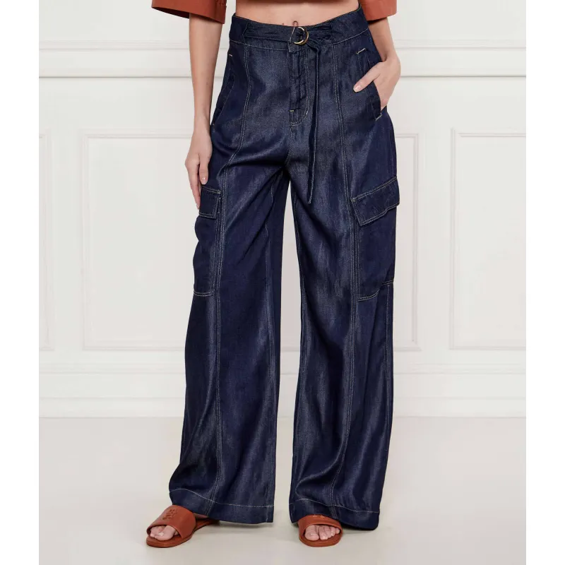 GUESS Jeansy cargo AGATHA Relaxed fit
