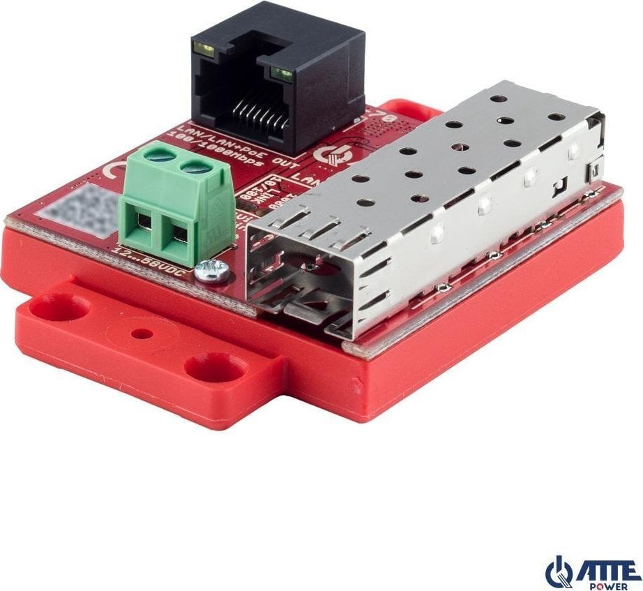 Konwerter światłowodowy Atte Gigabitowy media konwerter Ethernet ATTE xFIBER‑2‑70 PoE OUT