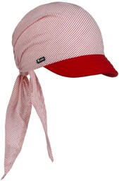 Bandana z Daszkiem Jasmine by Lipodo, czerwony, One Size