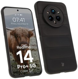 Bizon Pancerne etui Case Tur do Realme 14 Pro Plus 5G, czarne