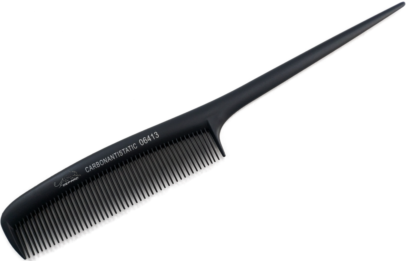 Grzebień fryzjerski do tapirowania carbon 06413