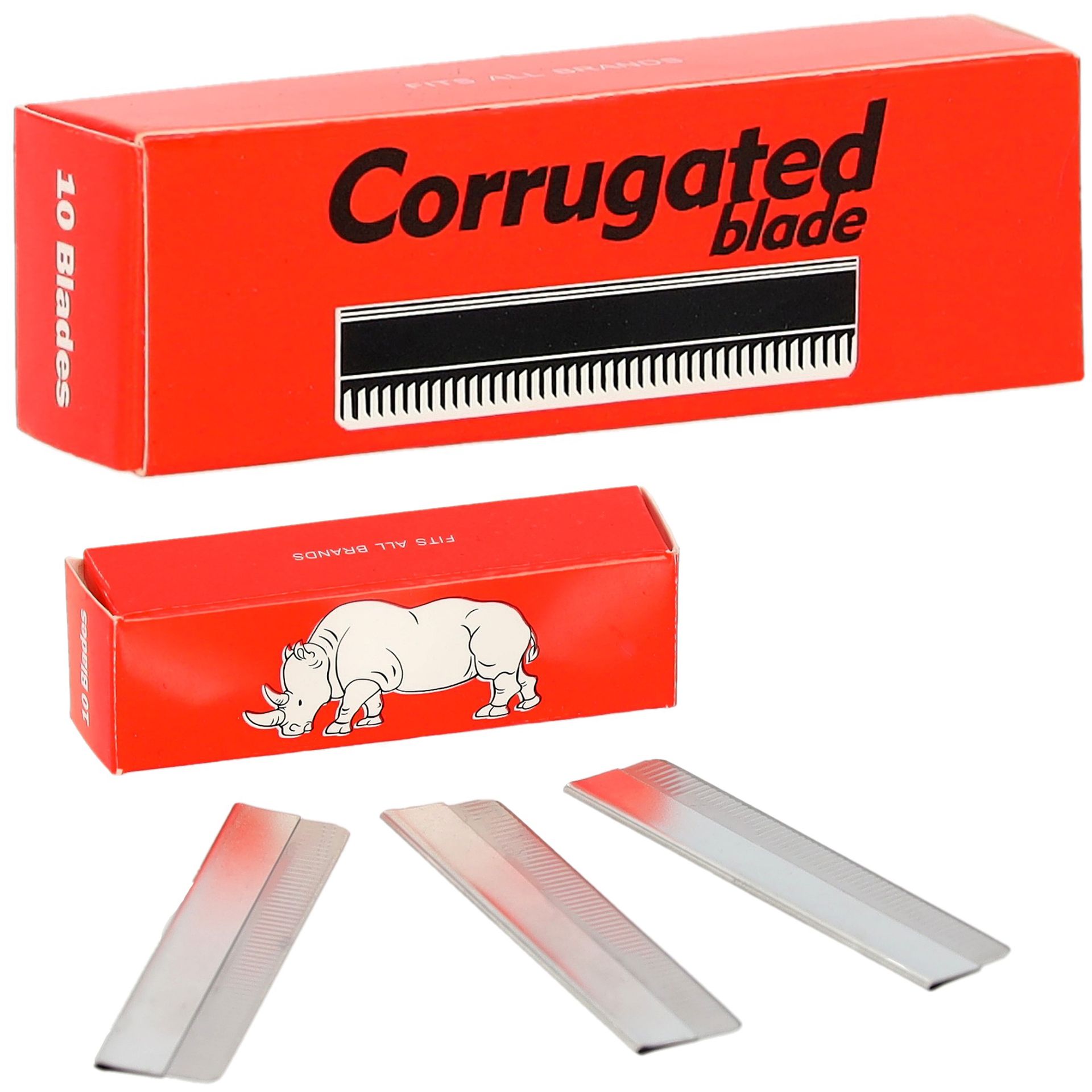 Ostrza do noża chińskiego karbowane ostre wkłady do golenia 10 sztuk Corrugated