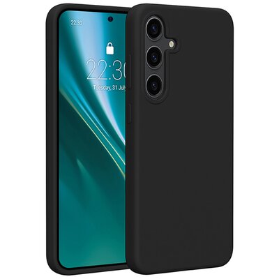 Etui ETTERI Silicone Case do Samsung Galaxy S25+ Czarny