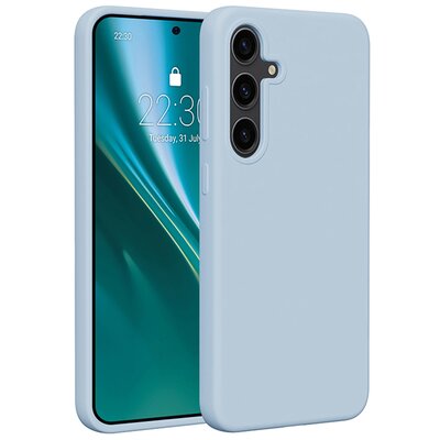 Etui ETTERI Silicone Case do Samsung Galaxy S25 Jasnoniebieski